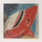 Puzzle Illustration de requin coloré (Horizontal)