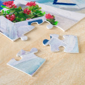 Puzzle Illustration de Santorin Grèce (Côté)