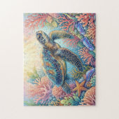 Puzzle Illustration de tortue (Vertical)