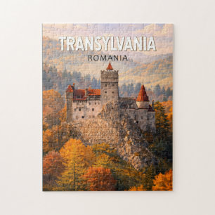 Puzzle Illustration de voyage en Transylvanie Roumanie Ar