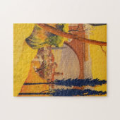 Puzzle Illustration de voyage ferroviaire vintage (Horizontal)