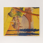 Puzzle Illustration de voyage ferroviaire vintage (Horizontal)