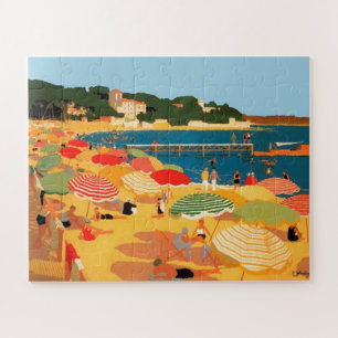 Puzzle Illustration de voyage vintage Riviera Beach