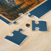 Puzzle Illustration des monuments américains des États-Un (Côté)