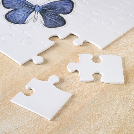 Puzzle Illustration des papillons vintages (Côté)