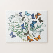 Puzzle Illustration des papillons vintages (Horizontal)