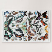 Puzzle Illustration des papillons Vintages (Horizontal)
