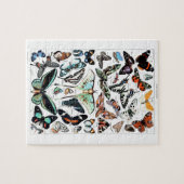 Puzzle Illustration des papillons vintages (Horizontal)