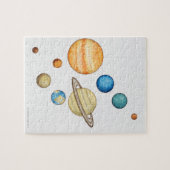 Puzzle Illustration des planètes du système solaire (Horizontal)