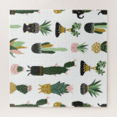 Puzzle Illustration des Plantes de maisons tropicales (Horizontal)
