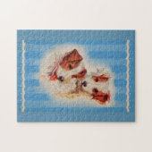 Puzzle Illustration des terriers CUTE Jack Russell (Horizontal)