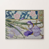 Puzzle Illustration d'iris vintage   (Horizontal)