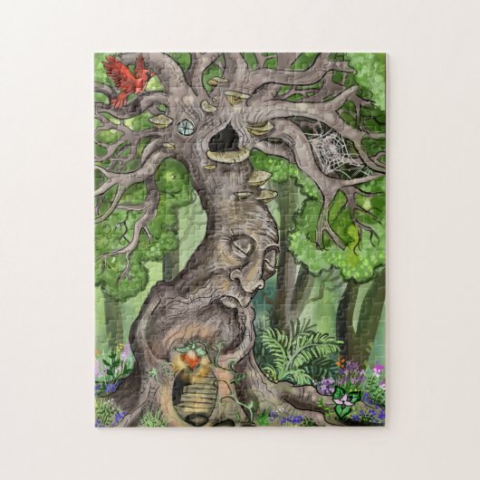 Puzzle Illustration d'origine de l'arbre généalogique (Vertical)