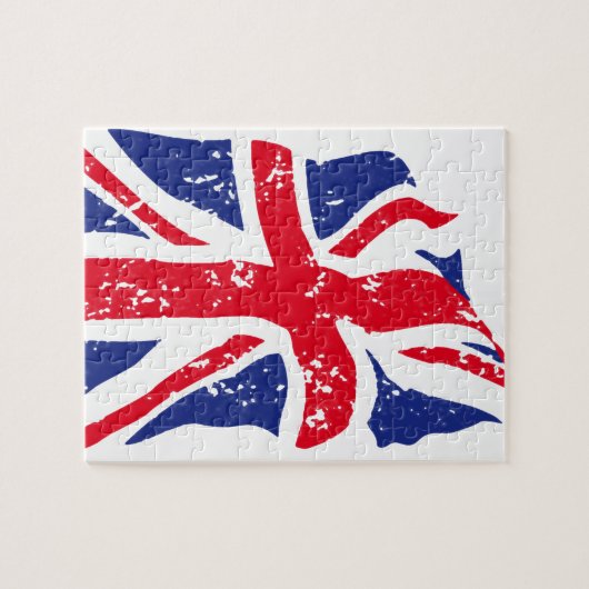 Puzzle Illustration du drapeau britannique (Horizontal)