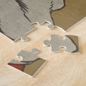 Puzzle Illustration du joueur de baseball vintage (1908) (Côté)