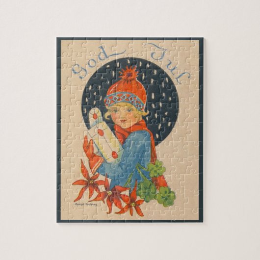 Puzzle Illustration du Joyeux Noël suédois (Vertical)