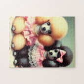 Puzzle Illustration du mignon caniche (Horizontal)