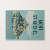 Puzzle Illustration du Mont Saint Michel France (Horizontal)
