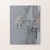 Puzzle Illustration du parc aquatique abandonné du lac Th (Vertical)