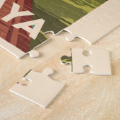 Puzzle Illustration du parc historique d'Ayutthaya Art de (Côté)