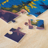 Puzzle Illustration du parc national Crater Lake Art de v (Côté)