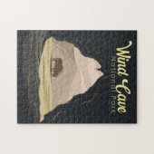 Puzzle Illustration du parc national Wind Cave Travel Art (Horizontal)