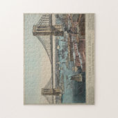 Puzzle Illustration du pont vintage Brooklyn (1872) (Vertical)