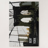 Puzzle Illustration du Pop Art Brooklyn Bridge New York C (Vertical)