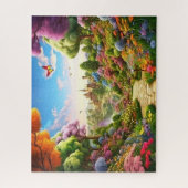 Puzzle Illustration du ressort du village (Vertical)