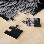 Puzzle Illustration du taureau des Highlands (Côté)