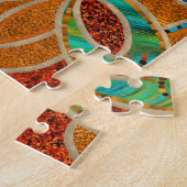 Puzzle Illustration d'un masque africain (Côté)