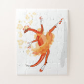 Puzzle Illustration D'Un Raptor Danseur Ballerina. 2 (Vertical)