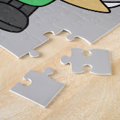 Puzzle Illustration D'Un Soudeur De Stegosaurus. (Côté)