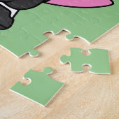 Puzzle Illustration D'Un Spinosaurus Bruce Lee. (Côté)