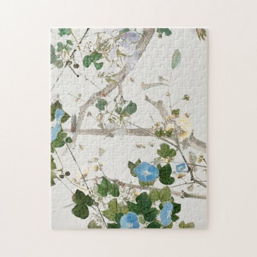 Puzzle Illustration Fleurs vintages (Vertical)