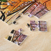 Puzzle Illustration japonaise vintage de geisha (Côté)