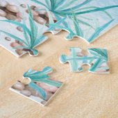 Puzzle Illustration Llama - Llamazing Kids Personnalisé (Côté)