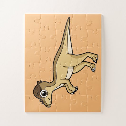Puzzle Illustration Mignonne D'Un Pachycéphalosaure Dinos (Vertical)