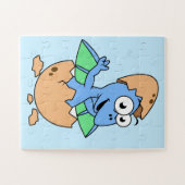 Puzzle Illustration Mignonne D'Une Éclosion De Ptérodacty (Horizontal)