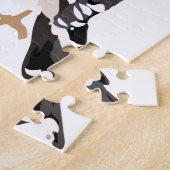 Puzzle Illustration moderne de chardonneret (Côté)