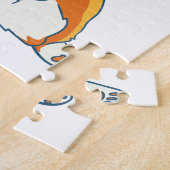 Puzzle Illustration moderne de Pembroke Corgi (Côté)