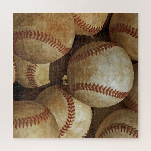 Puzzle Illustration numérique de Baseball Art Travel (Vertical)