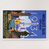 Puzzle Illustration publicitaire de l'exposition vintage  (Horizontal)