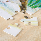 Puzzle Illustration Red Robin Bird (Côté)