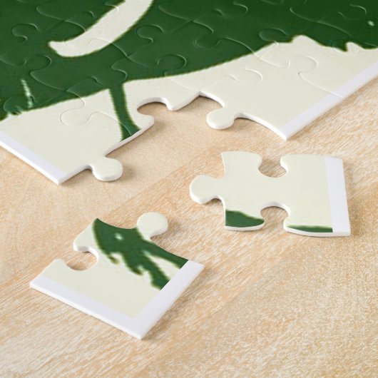 Puzzle Illustration rétrospective de l'éléphant Pop Art (Côté)