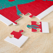 Puzzle Illustration rétrospective de l'éléphant Pop Art (Côté)