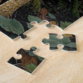 Puzzle Illustration Rustique Morel Mushrooms (Côté)
