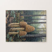 Puzzle Illustration Rustique Morel Mushrooms (Horizontal)