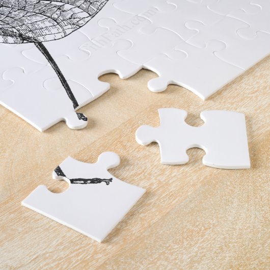 Puzzle illustration scientifique de mite (Côté)