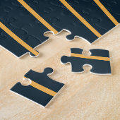 Puzzle Illustration stylisée du soleil-lune, mer sombre. (Côté)